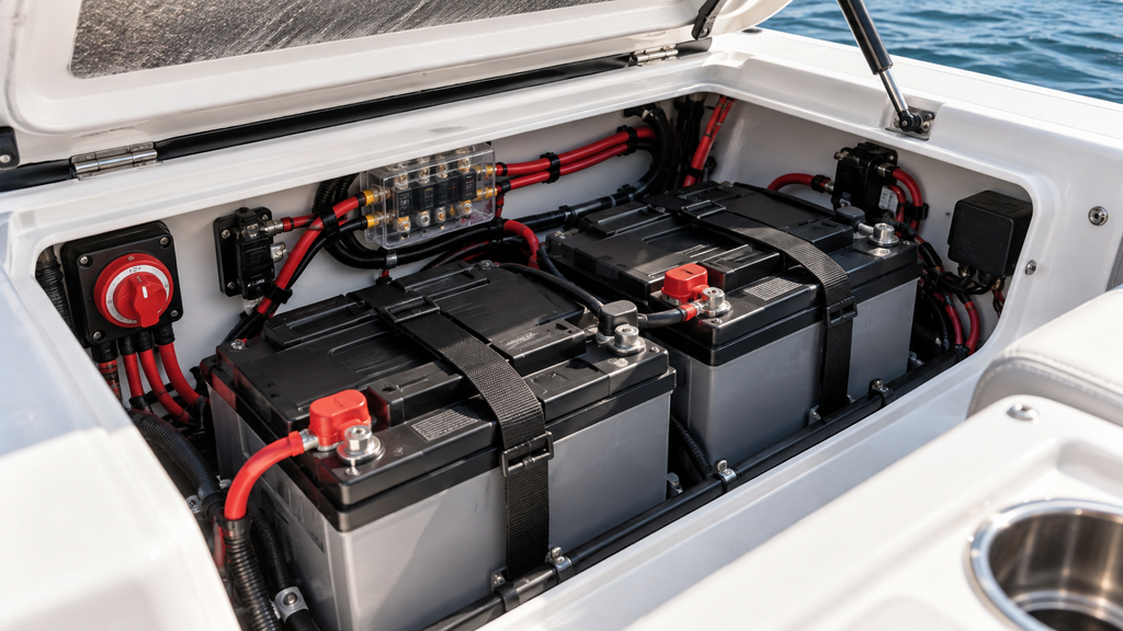Best marine batteries for 2026 installed in a boat