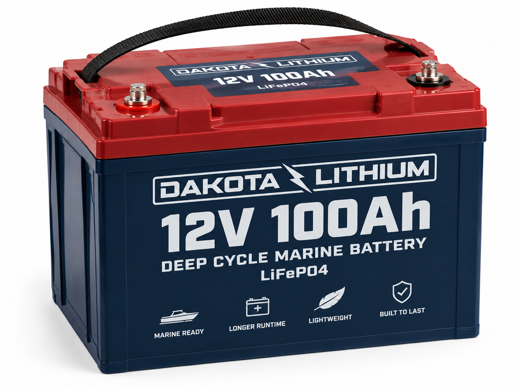 Dakota Lithium 12V 100Ah deep-cycle marine battery