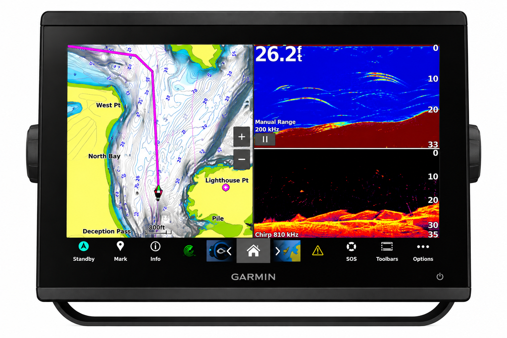 Garmin GPSMAP x3 Series marine chartplotter